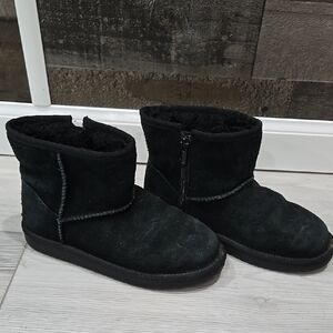 Black Suede Ankle Boots